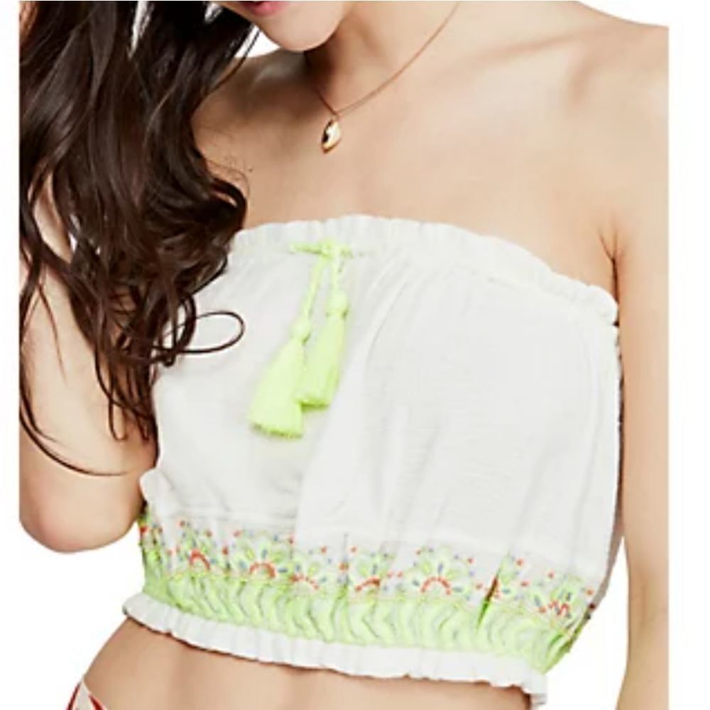 Free People No More Tiers Tube Top Size Small